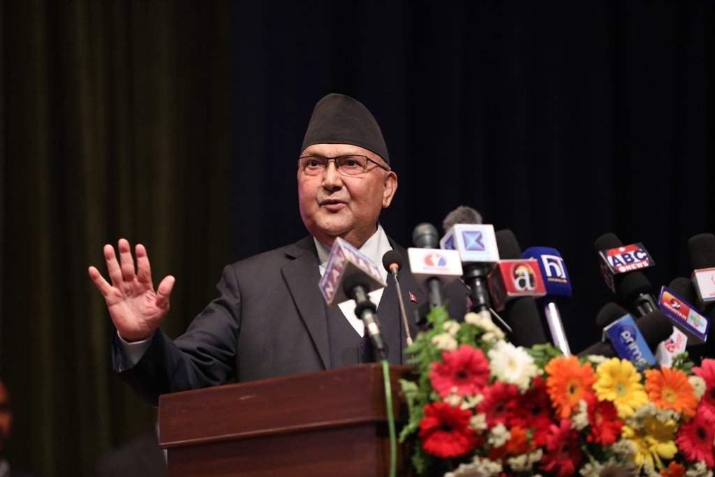 नेकपाको एकतामा देश खुशी हुनुपर्छ : प्रम ओली