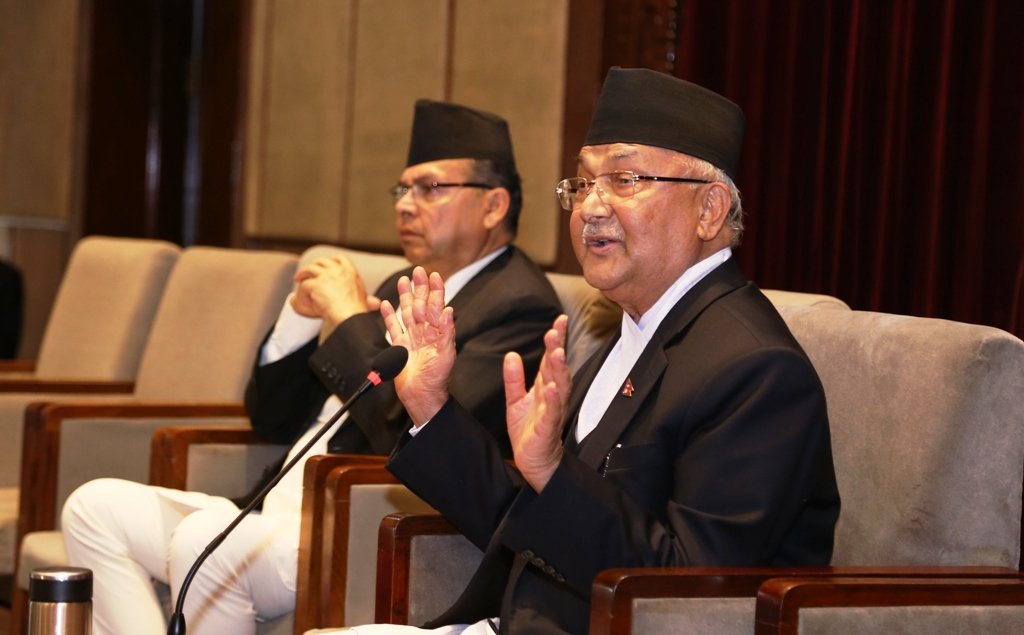 प्रतिपक्षी दलले कमजोर त्यान्द्रा समाएर आन्दोलन गर्देछ : प्रधानमन्त्री