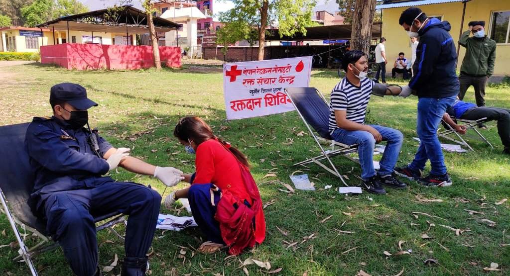 लकडाउनमा अनेरास्ववियुद्वारा रक्तदान कार्यक्रम
