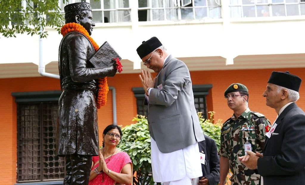 नेपाली साहित्य र समाजमा भानुभक्तको योगदान कालजयी : प्रम ओली