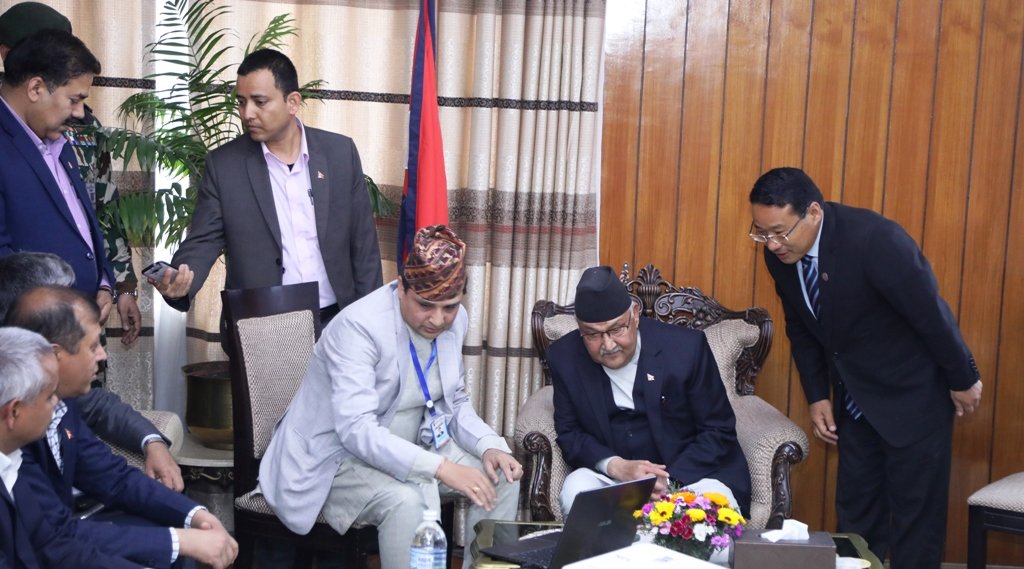 त्रिशुली थ्रि बि को शेयर खरिदका लागि प्रधानमन्त्री ओलीको आवेदन 