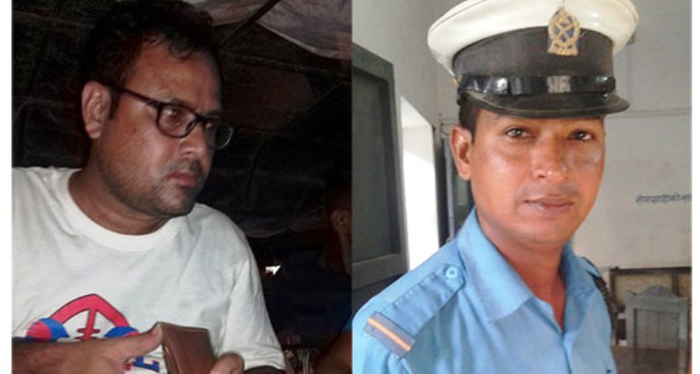 अदालतका उच्च तहका कर्मचारीले प्रहरीलाइ कुटे 