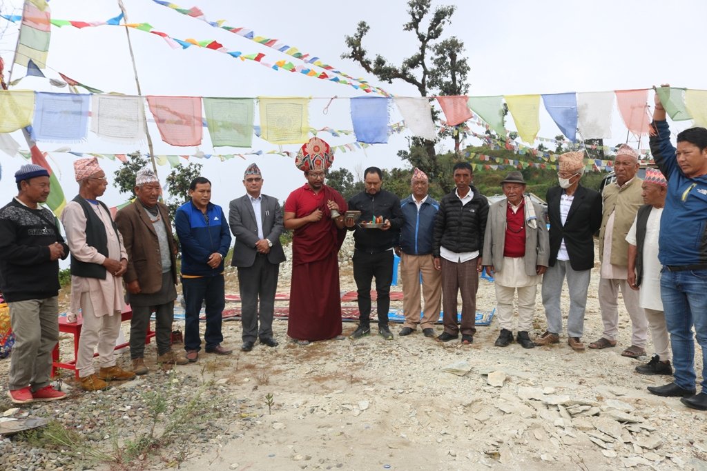 कर्णाली प्रदेशकै ठूलो गुम्बाको शिलान्यास 