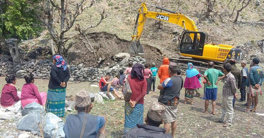 नायगाडमा पुग्यो पहिलोपटक डोजर ! 