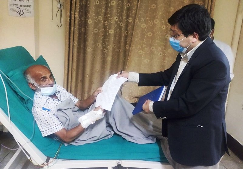 केसीलाई बाहिरी संक्रमण बढ्दो, भेट्न निषेध 