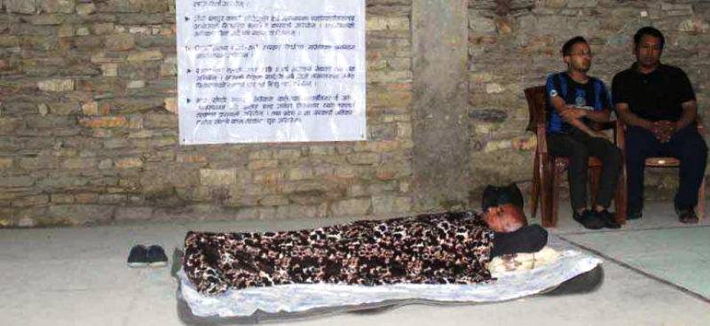 जुम्लामा डाक्टर गोविन्द केसीको अनसन जारी 