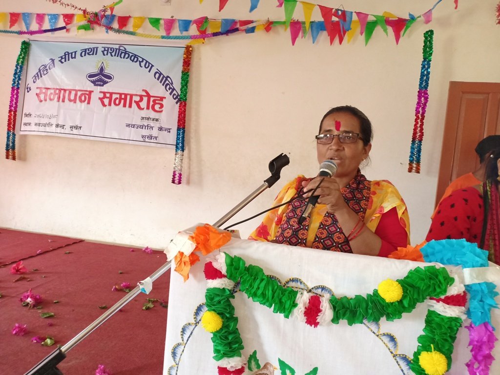 सांसद देवी ओलीले सुर्खेतमा भेट्टाइन ‘मदर टेरेसा’