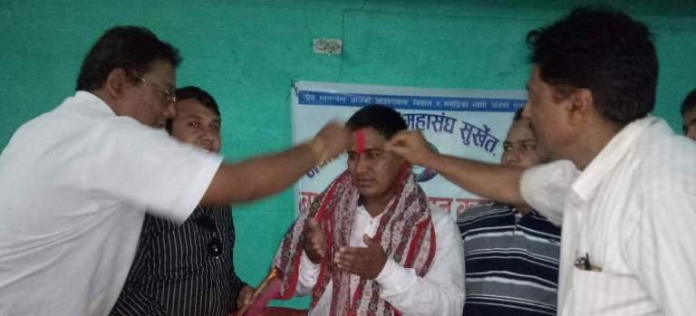 केन्द्रीय सदस्य सेजुवाल सम्मानित