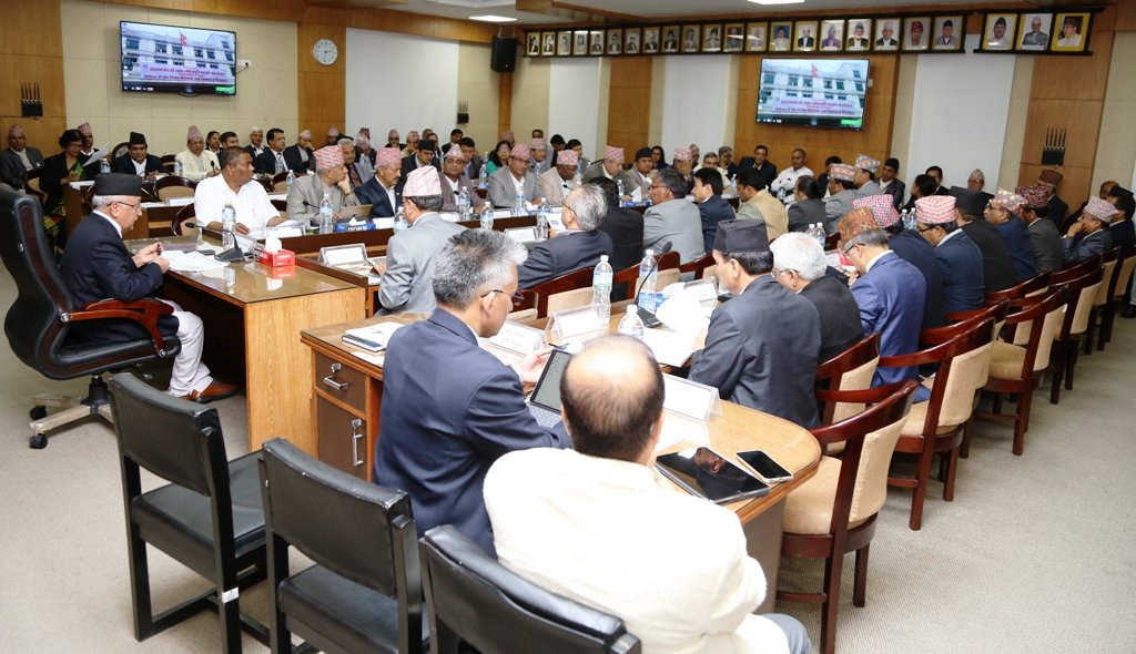 प्रधानमन्त्री समक्ष विषयगत मन्त्रालयहरुको ब्रिफिङ्ग