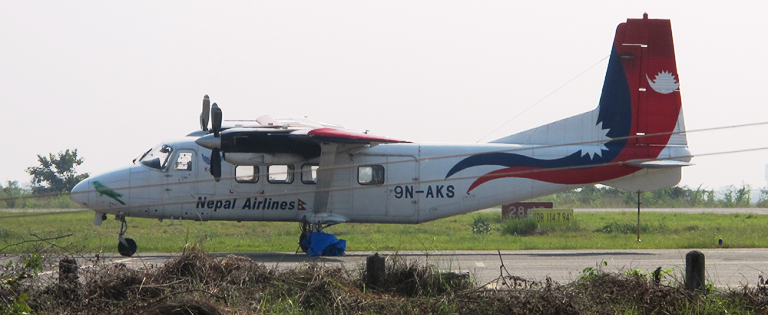 भैरहवामा जहाज ल्याण्ड गर्दा दुर्घटना