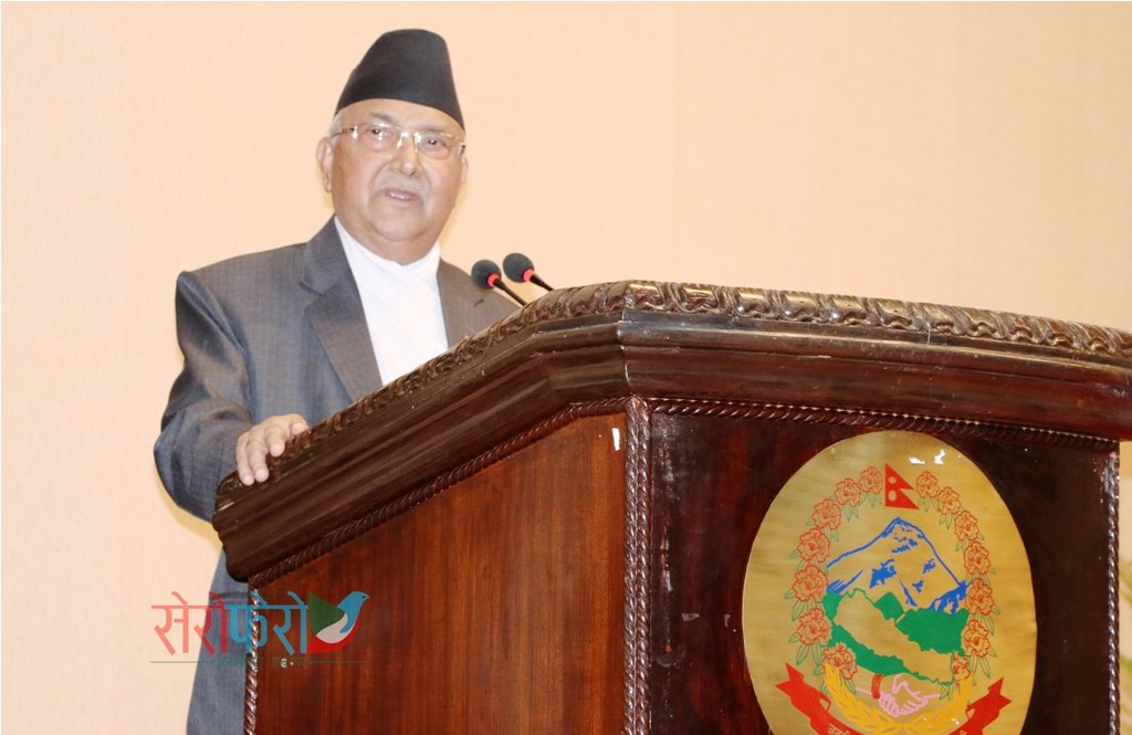 महाभूकम्पमा जस्तै कोरोनाविरुद्धको लडाइँमा सवै नेपाली एकताबद्ध हुन प्रधानमन्त्रीको आग्रह