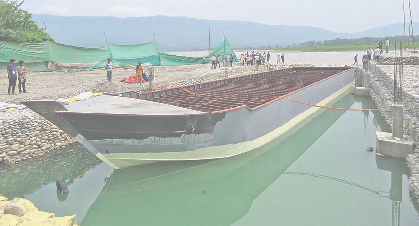 नारायणी नदीमा दसैंअघिनै पानीजहाज परीक्षण हुने