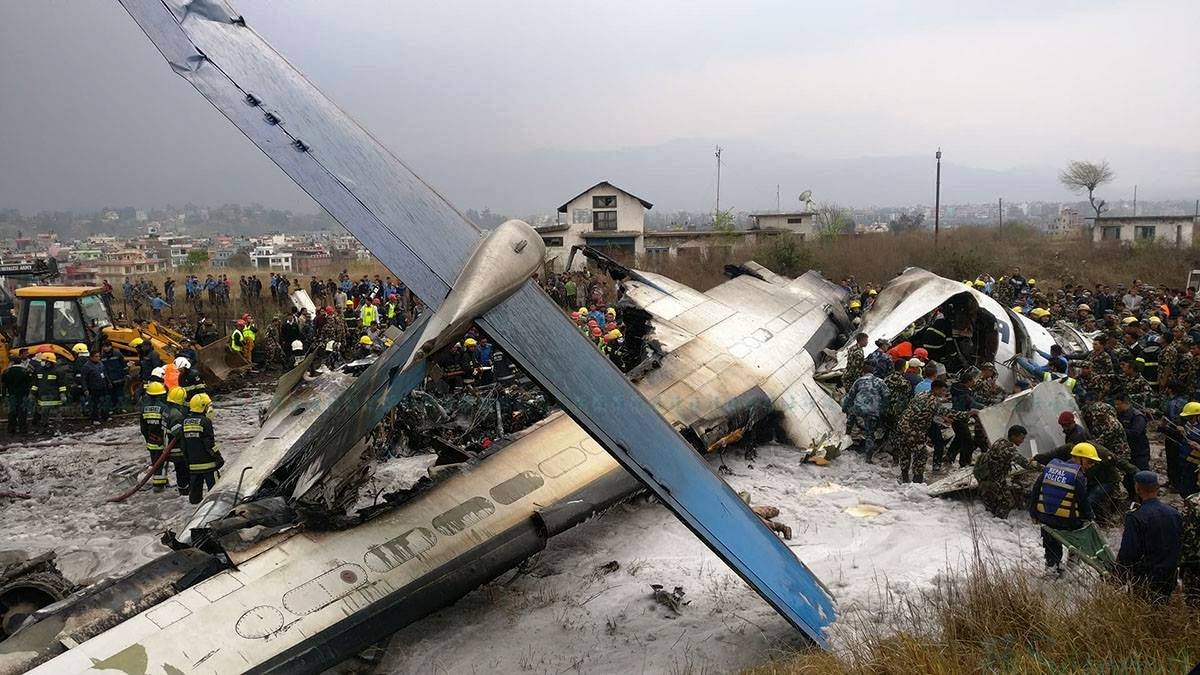 यू एस बंगालको विमान दुर्घटना : उद्दार कार्य जारी