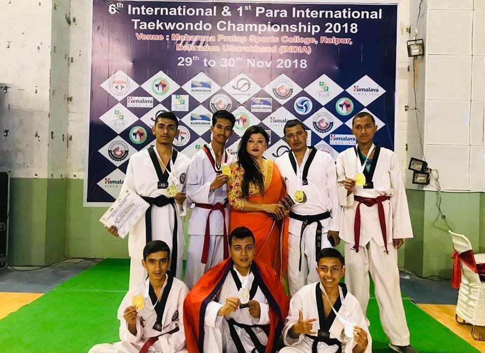 अन्तर्राष्ट्रिय तेक्वान्दो प्रतियोगितामा कर्णालीका खेलाडीलाई ६ स्वर्ण 