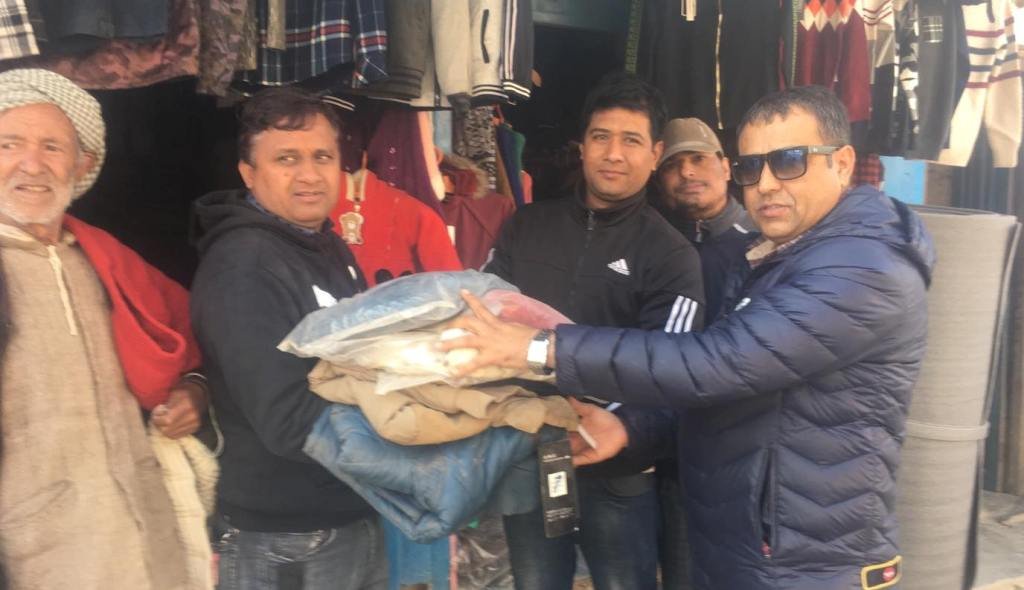 संघद्वारा राहत संकलन शुरु