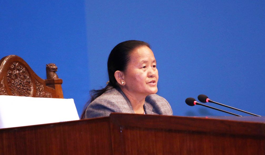 उपसभामुख शिवमाया तुम्बाहाङफे द्वारा राजीनामा 