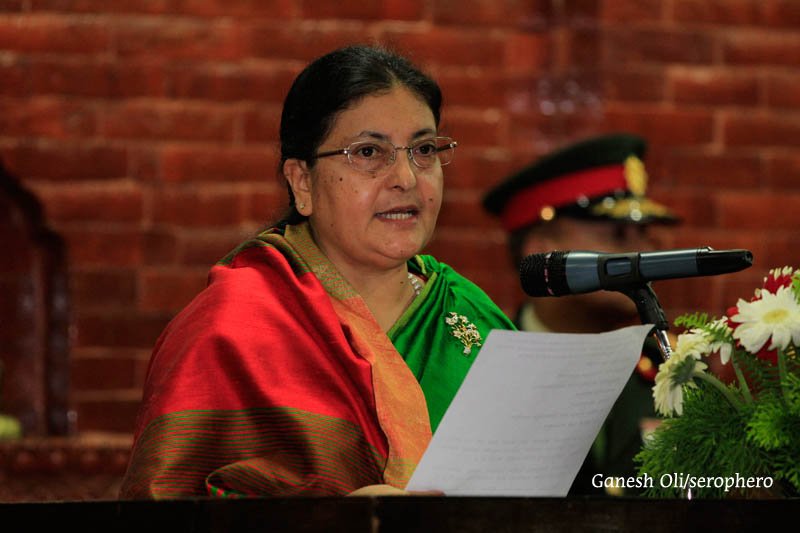 बालबालिकाको भविष्य प्रति राष्ट्रपतिको चासो