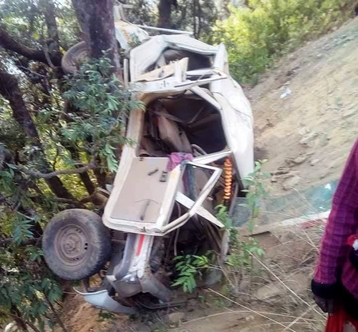 दैलेखमा जीप दुर्घटना : ४ जनाको मृत्यु, ३ गम्भीर घाइते