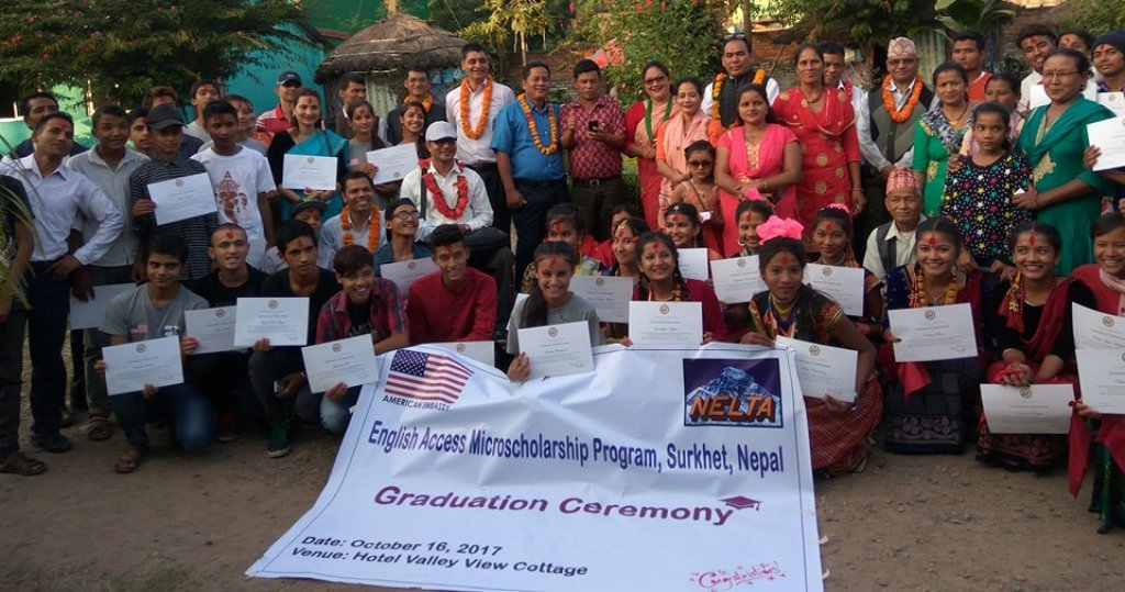 नेल्टा सुर्खेतद्वारा ४० विद्यार्थी दीक्षित