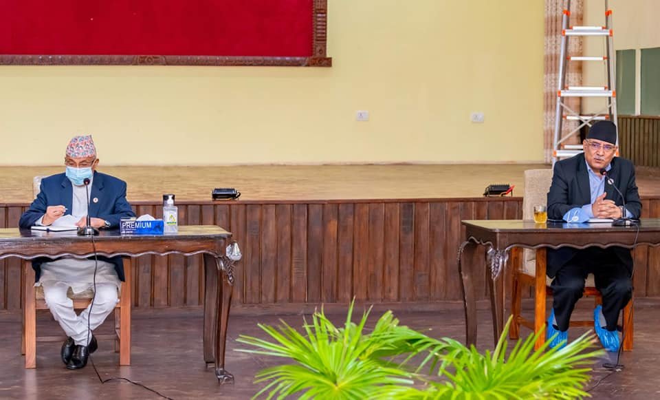 अध्यक्षद्वयद्वारा गठित कार्यदललाई बधाई ज्ञापन गर्दे नेकपा सचिवालय बैठक सम्पन्न