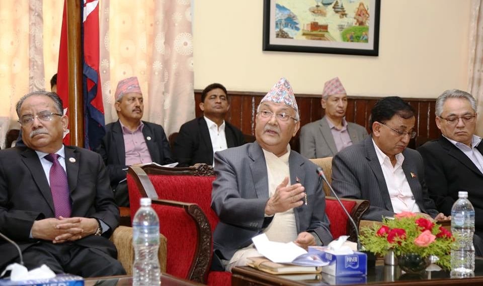 बजेटको विरोध नगर्न नेकपाका सांसदहरुलाइ प्रधानमन्त्रीको निर्देशन